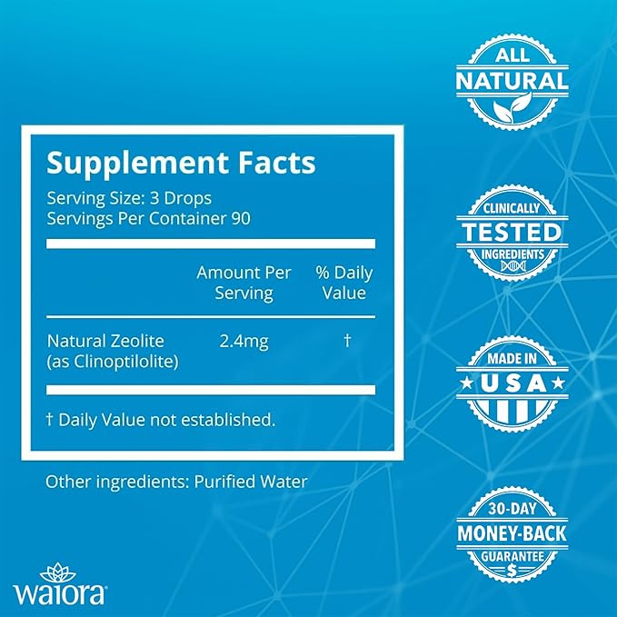 Natural Cellular Defense (NCD) Liquid Supplement, Advanced Mineral & Botanical Formula, Daily Immune & Cellular Wellness, Easy Absorption Drops, pH Balance, Cleansing (One .5 oz Bottle, 90 serv.)