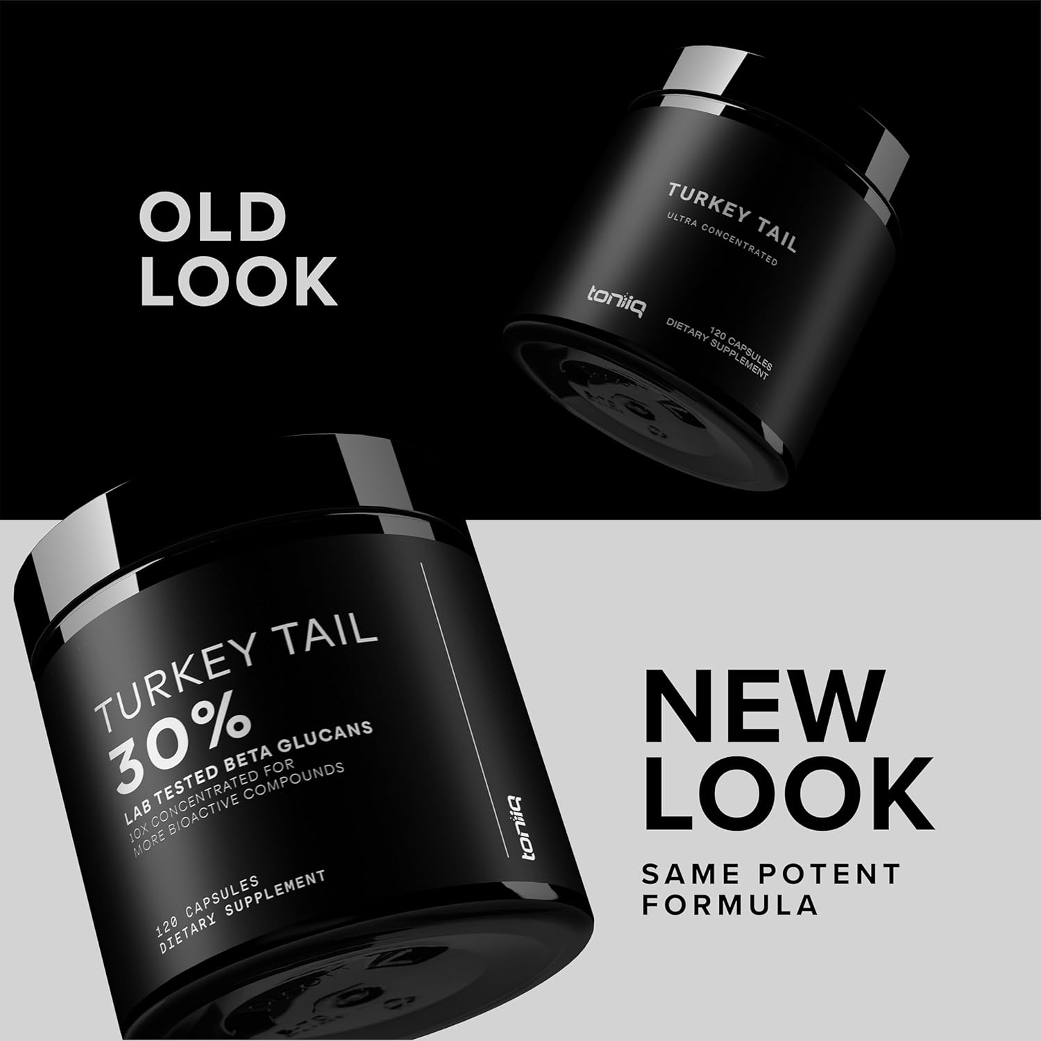 Turkey Tail Mushroom Capsules - Ultra High Potency 10:1 Extract with 30% Beta Glucans - Highly Concentrated - Third-Party Lab Tested - 120 Capsules