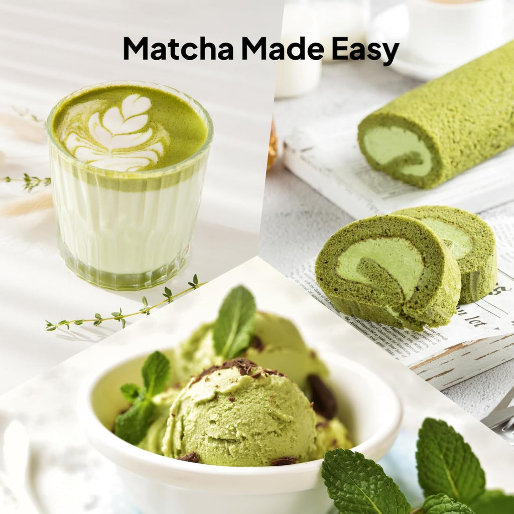 Premium Organic Matcha Powder 16oz | Culinary Grade | Pure | Sugar-Free | Additive-Free | Matcha Green Tea Powder for Baking, Lattes and Smoothies
