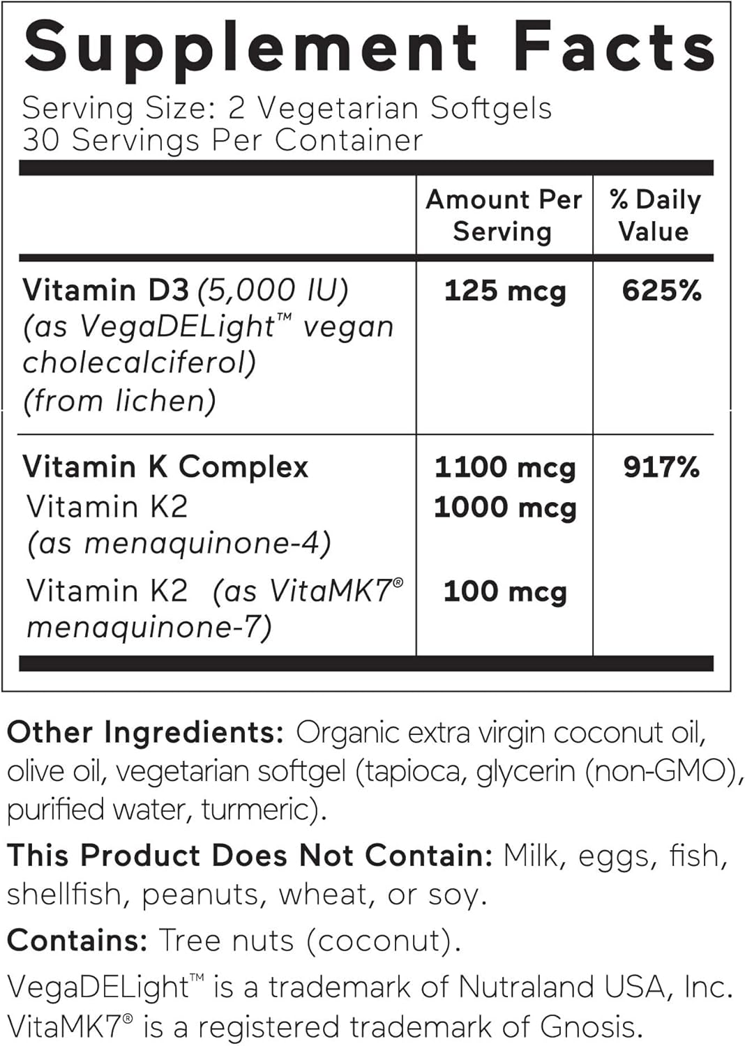 Smarter Nutrition Magnesium and Vitamin D3+K2 Bundle - Magnesium Complex with Glycinate, Citrate, Malate, and Bisglycinate and 5,000 IU of Vitamin D with K2 Complex [30-Day Supply]