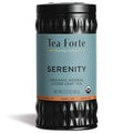 Tea Forte Serenity Premium Organic Loose Leaf Caffeine-Free Herbal Tea Blend Canister, Makes 35-50 Cups