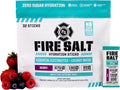 Fire Science Fire Salt Hydration Sticks, Electrolytes & Coconut Water, Hydration Drink Mix with Magnesium, Potassium & Sodium, Zero Sugar, Single Serve On The Go Packs, Berry Flavor, 32 Count