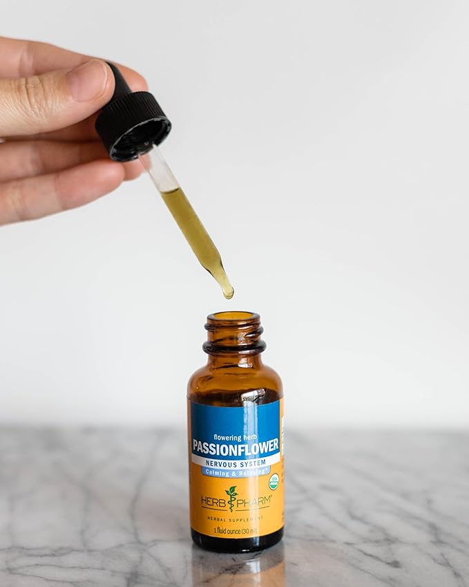 Herb Pharm Certified Organic Passionflower Liquid Extract - 4 Fl Oz