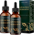 Liposomal Berberine HCL Supplement Liquid 3000mg - High Absorption Berberine Drops with Ceylon Cinnamon - 12-in-1 Formula AMPK Activator, Sugar Free - 4 fl oz
