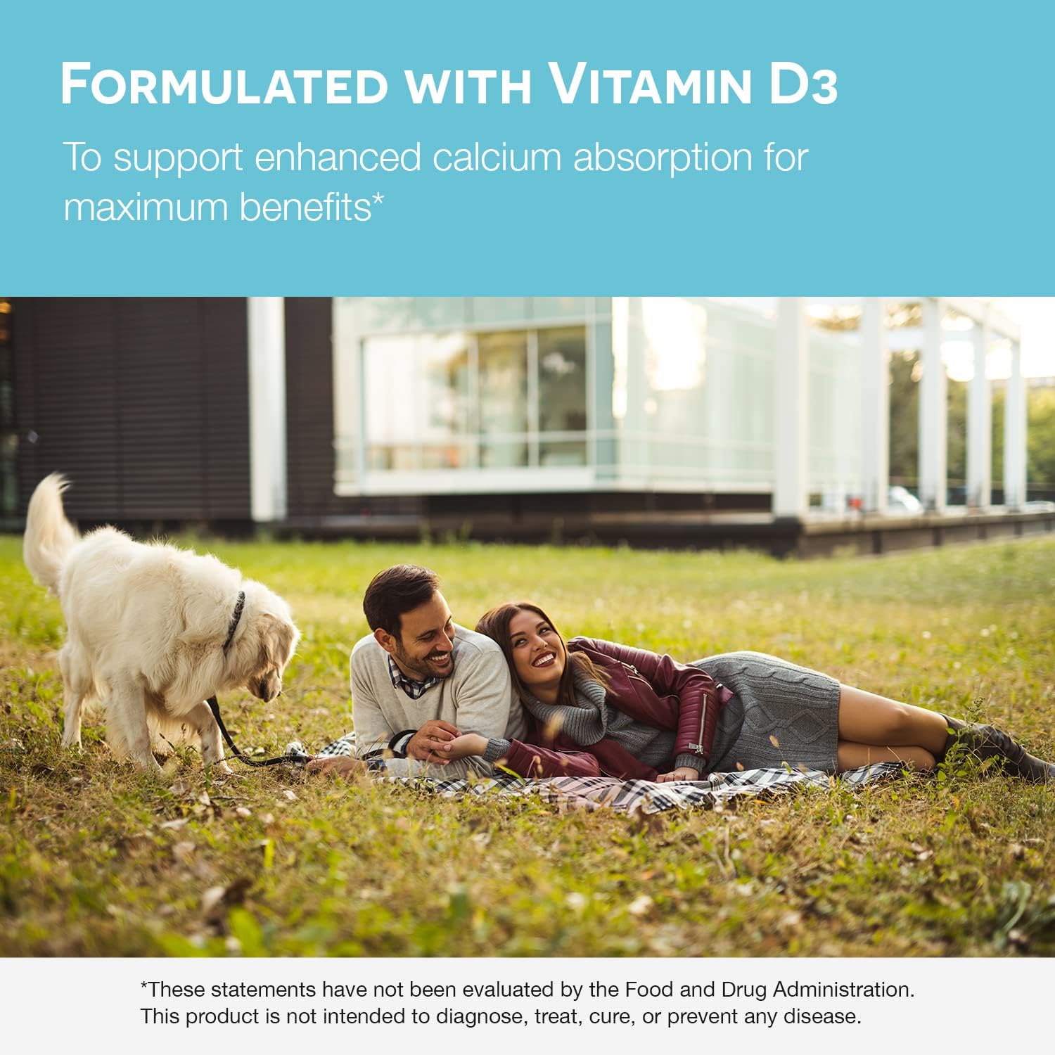 EZ Melts Dissolvable Calcium and Magnesium Supplement with Vitamin D3, Sugar-Free, 1-Month Supply