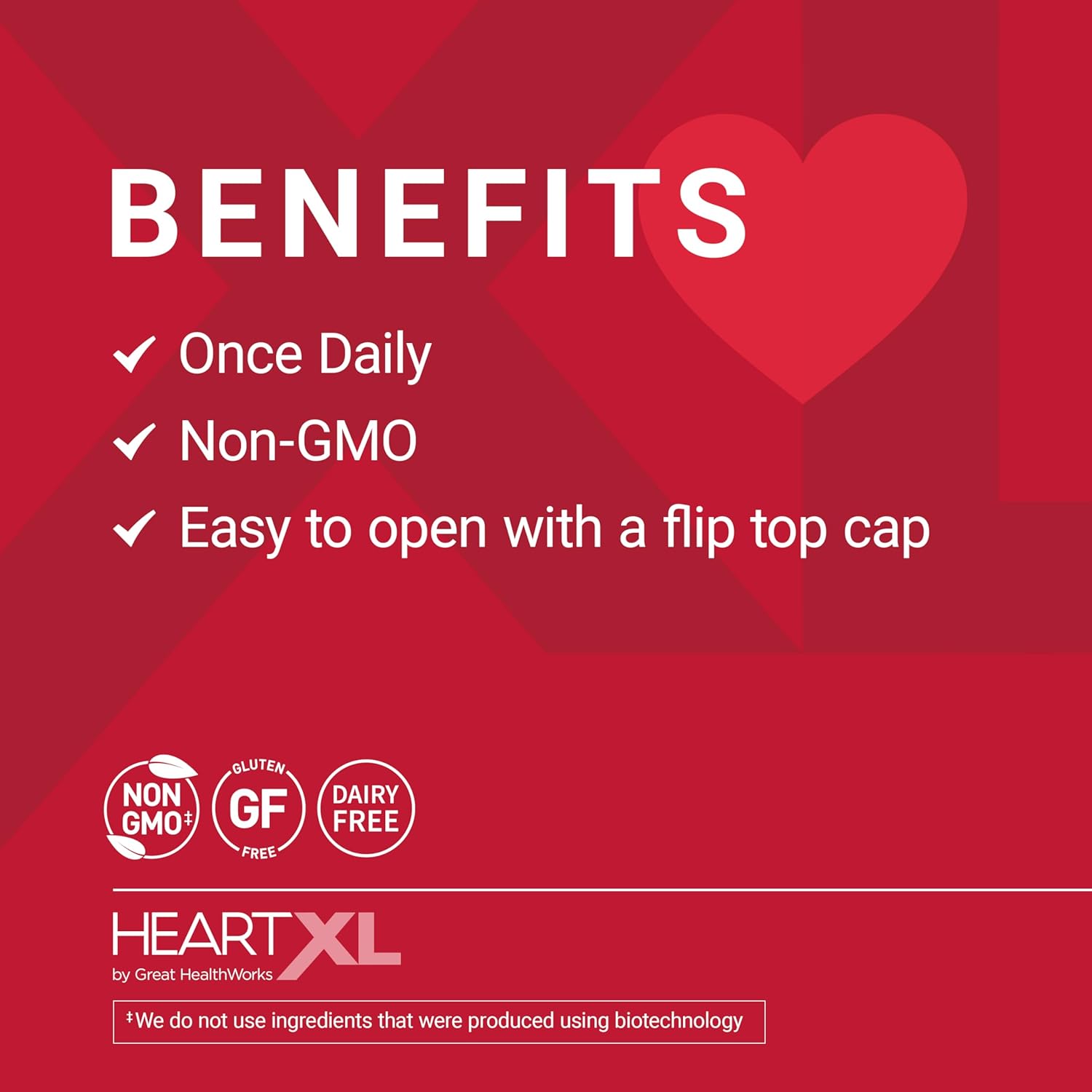 HeartXL High Potency Omega-7 Blend Cardiovascular Health Support - Promotes Healthy Metabolism - Gluten-Free Heart Health Supplement - 30 Soft Gels