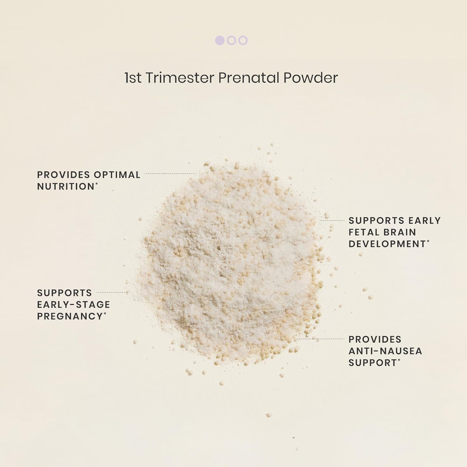 Perelel Prenatal Vitamins Powder for 1st Trimester, with Vitamin B6 & Methylfolate, Anti Nausea Support, Dairy Free, Sugar Free Clean Drink Mix for Early Stage Support, Light Vanilla, 30 Day Supply