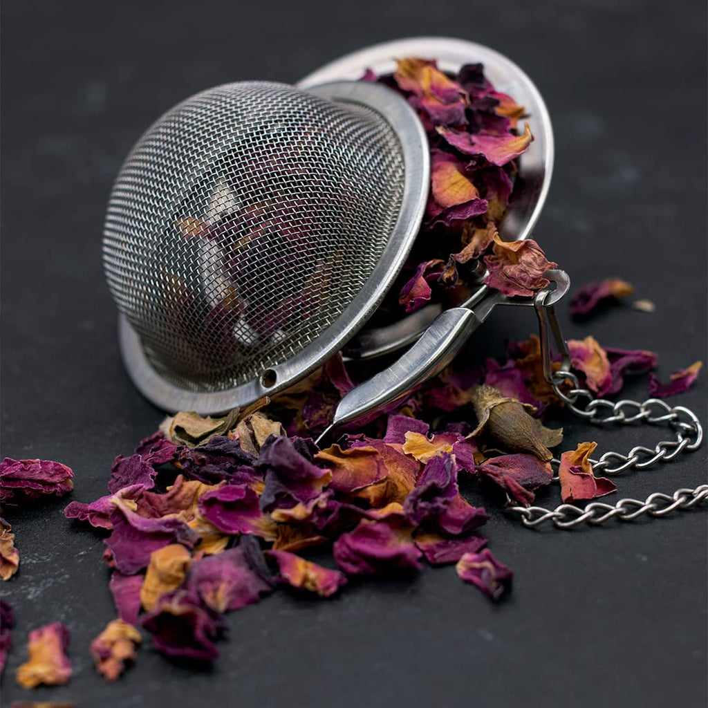 MagJo Naturals Red Rose Petals, Dried, Culinary Grade A, Harvested from Faiyum Oasis in Egypt (8 oz)
