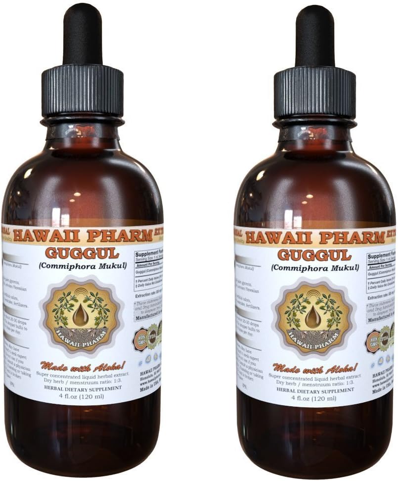 Guggul (Commiphora Mukul) Liquid Extract 2x4 Oz