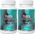 TUDCA 1100mg-Liver Support Supplement for Detox Cleanse, Water-Soluble Bile Salts with Strong Bitter Taste, 120 Vegan Capsules,Non-GMO,Gluten-Free