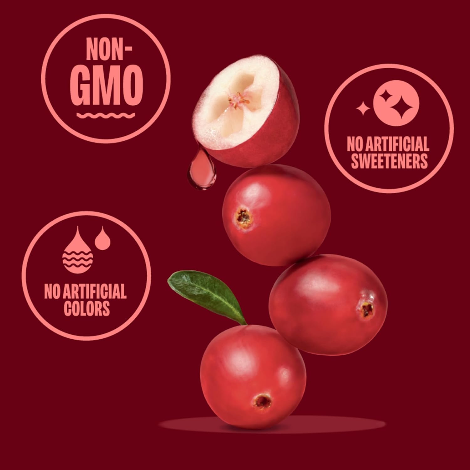 Revl Fruits™ 100% Juice, Boldly Cran™ Cranberry Juice, No Added Sugar, 32 fl oz. Carton
