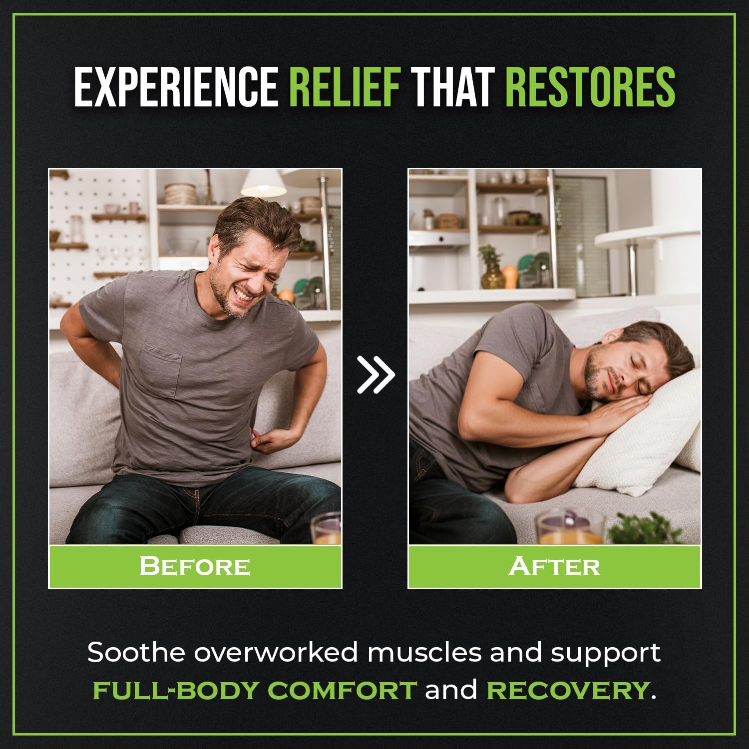 PM Nightly Restore - Cooling Herbal Muscle & Joint Rub - with Menthol, Arnica & Lavender - Soothes Muscles, Supports Evening Recovery & Restful Sleep, CO₂ Extracted, Non-Greasy Formula