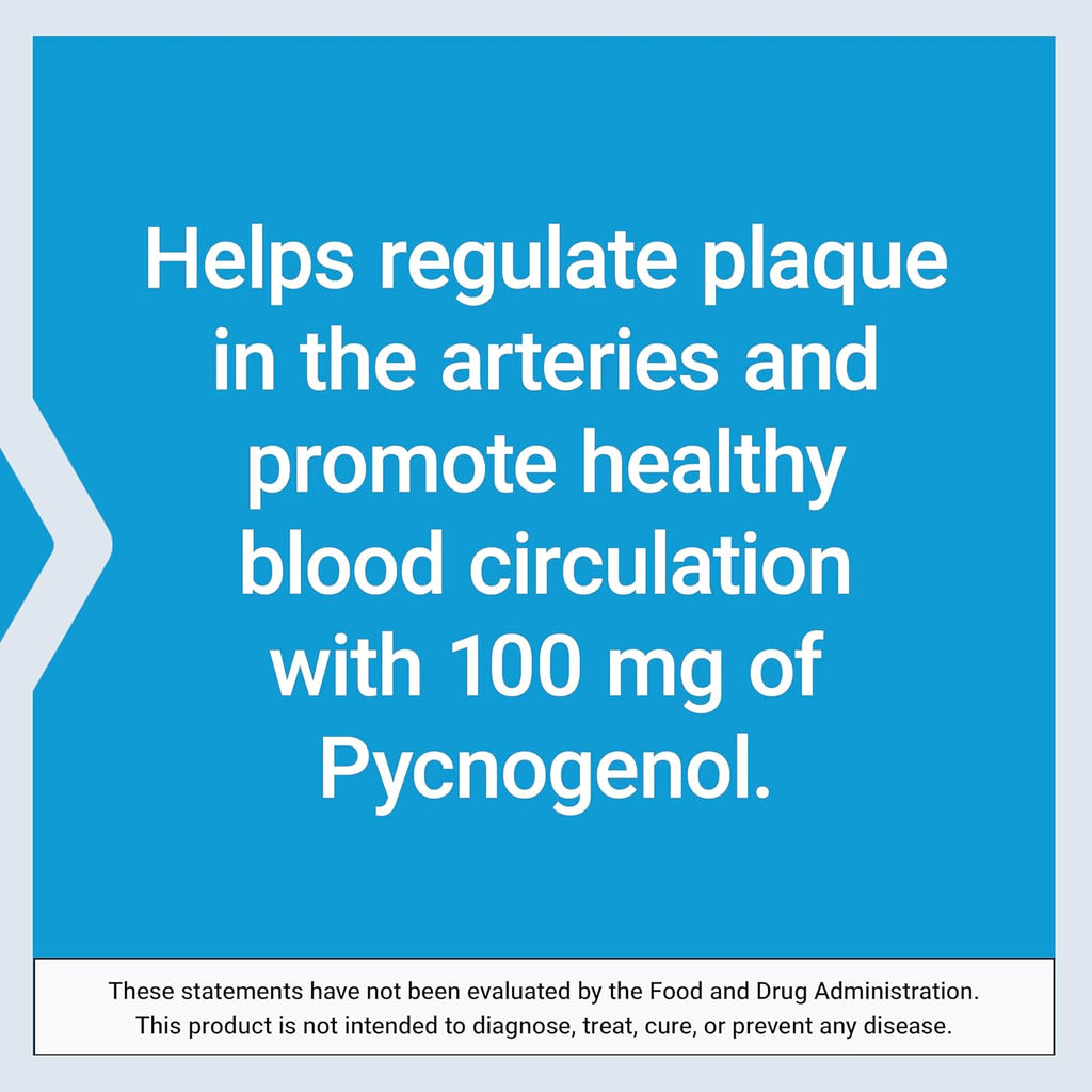 Life Extension Arterial Protect - Blood Pressure Supplement for Heart Health - with gotu kola and Pycnogenol Dried French Maritime Pine bark extracts - Gluten-Free, Non-GMO, Vegetarian - 30 Capsules