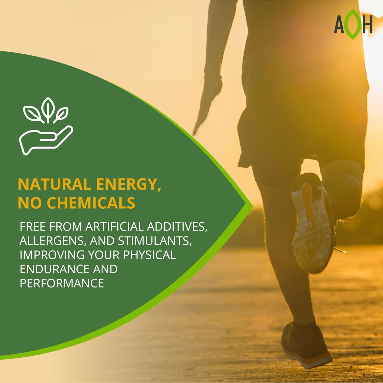 Adaptoheal Energy Supplements – Natural Adaptogen Pills for Women & Men – with Ashwagandha & Ginseng – Caffeine Free Energy, Stress Relief, Focus & Vitality Support – 180 Capsules