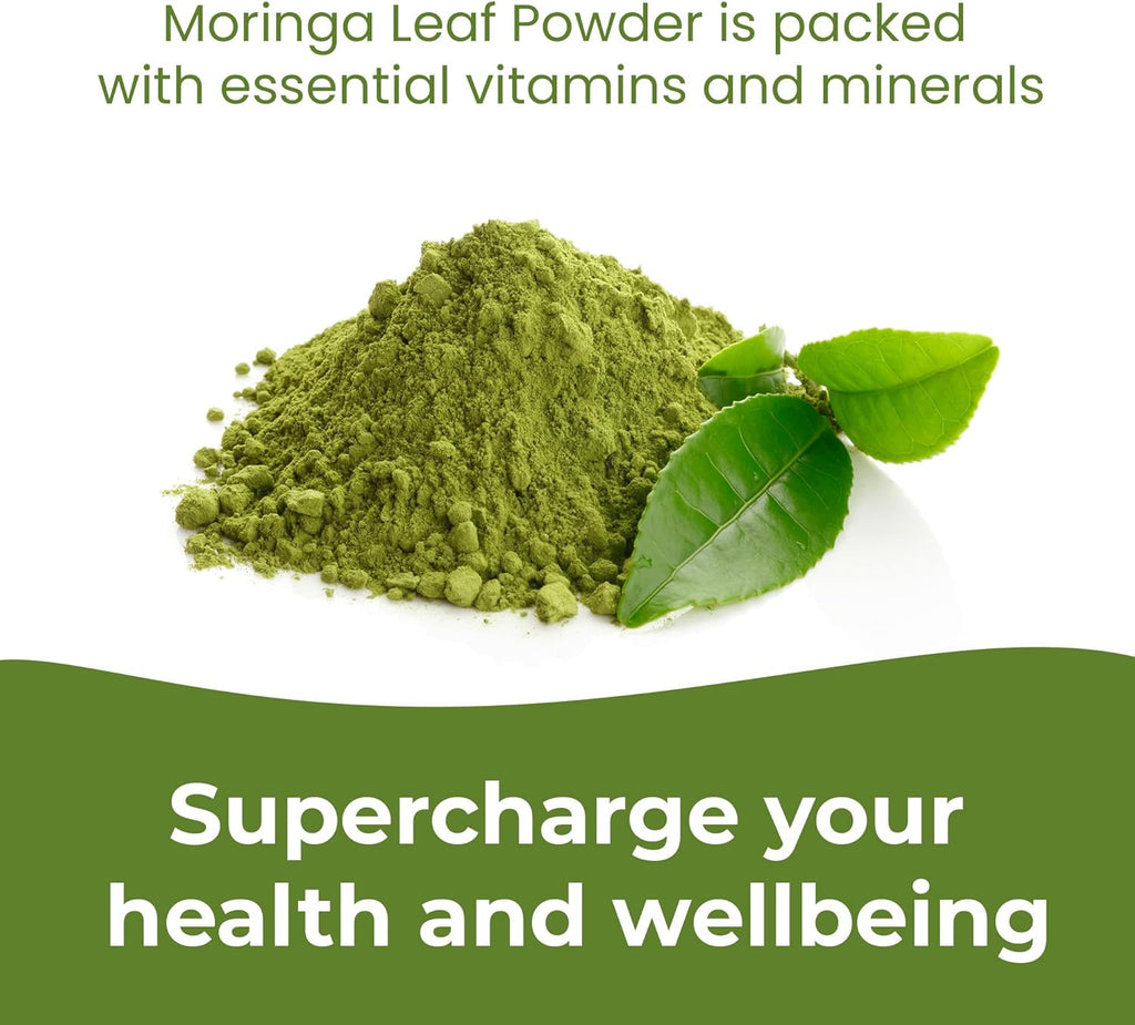 INFINITE AGE 1000mg Organic Moringa Leaf Powder Capsules, 60 Count - Made in The USA, Vegan, Gluten Free, All-Natural - Antioxidants, Liver and Kidney Support Supplement