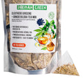 Siberian Green Ginkgo Tea Bags with Ginseng Root Mix – 50Pcs Natural Pure Eleuthero Tea from Siberia – Non-GMO, No Fillers Infusion Bags – Equal Plant Ratio – Convenient and Easy to Brew