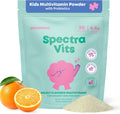 JoySpring Kids Multivitamin Powder - Spectra Vits – 23 Essential Vitamins & Minerals, Sugar-Free, Digestive Enzymes, Fiber, Antioxidants, Methylated B12, Natural Orange Flavor – 30 Servings