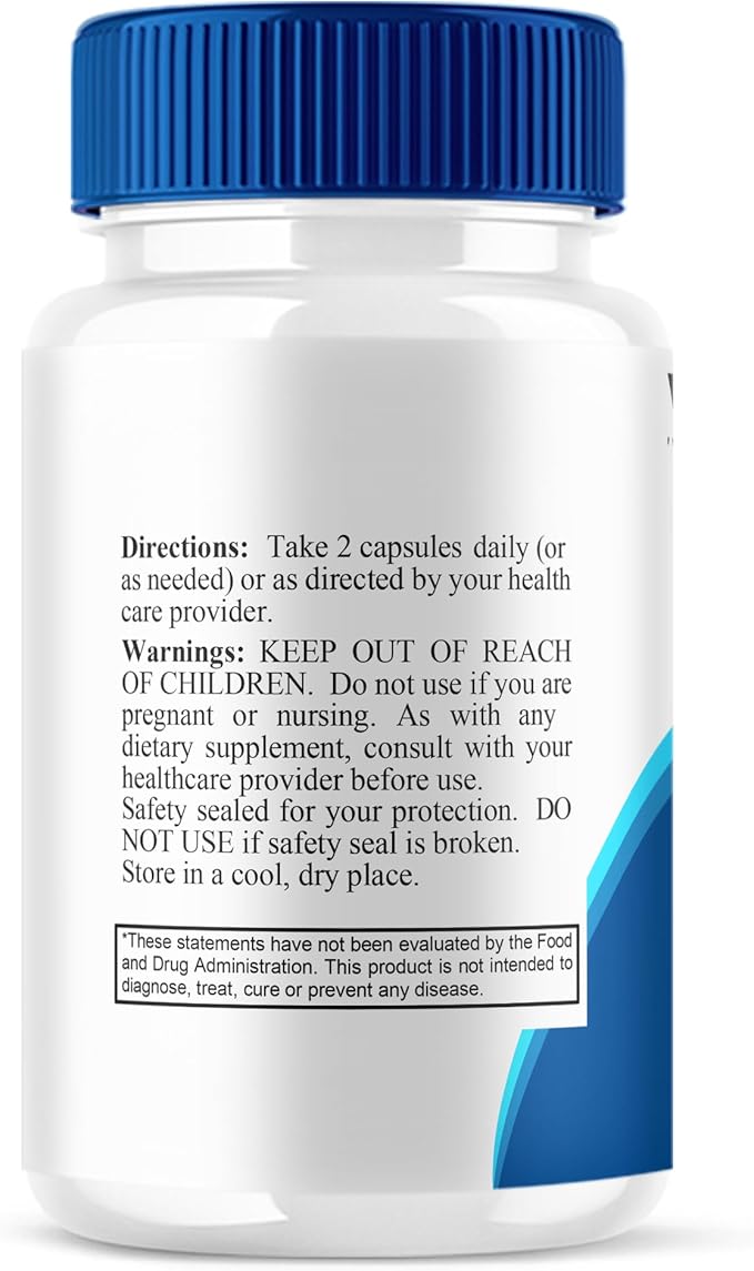 BLUE VIBE Optivell Pro Eye Health Supplement, OptivellPro Max Strength Overall Vision & Sight Wellness Supplement, Optivell Pro Advanced Vision Support and Eye Health Formula (5 Pack - 300 Capsules)