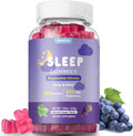 Sleep Gummies, 500mg Magnesium Citrate, High Absorption Magnesium Gummies with L-Theanine and Herbal Blend for Sleep, Mood, Relaxation, for Adults, Vegan, Grape Flavor, 90 Count