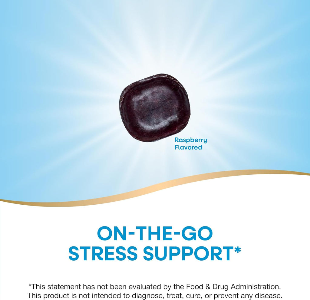 Nature's Way Calm Drops, Works Quickly to Help Ease Stress*(1), Fast-Acting GABA, Individually Wrapped Lozenges, Raspberry Flavored, 30 Lozenges