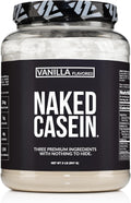 NAKED Casein - 2Lb Micellar Vanilla Casein Protein - Bulk, GMO-Free, Gluten Free, Soy Free, Preservative Free - Stimulate Muscle Growth - Enhance Recovery - 15 Servings
