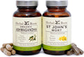 Herbal Roots Mood Duo, Organic St. John's Wort and Ashwagandha Supplement, Natural Mood Support, Non-GMO
