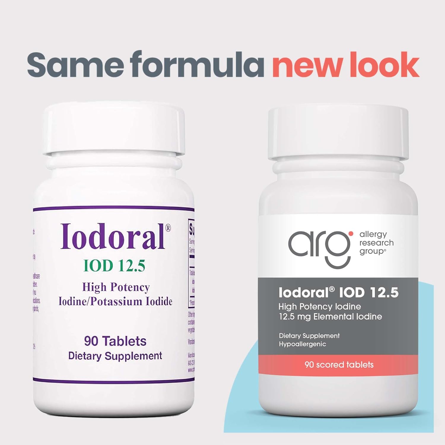 Optimox Iodoral 12.5mg Supplement – Iodine for Thyroid Support, Potassium Iodide Tablets, Lugol Solution, Daily Vitamins & Minerals - 90 Count