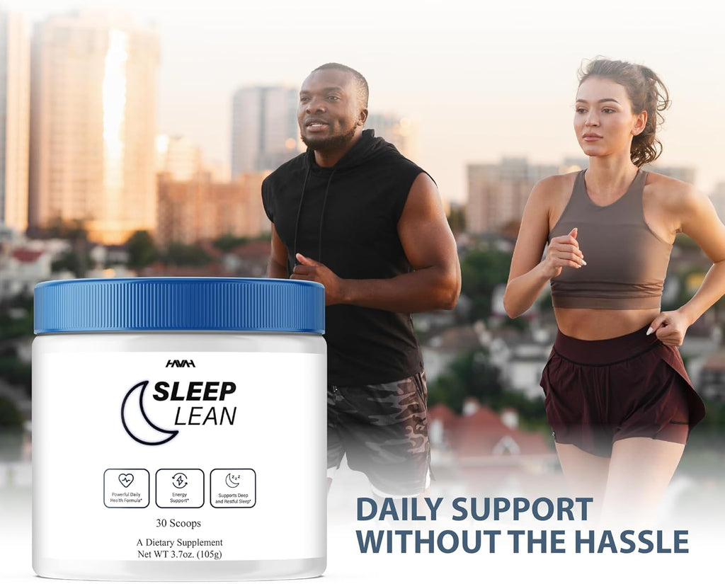 Sleep Lean Supplement Sleep Lean Advanced Formula, Sleep Lean Powder Advanced Overall Health Formula Supplement, Sleep Lean Premium Rest and Overall Wellness Support (3.7oz / 105g)