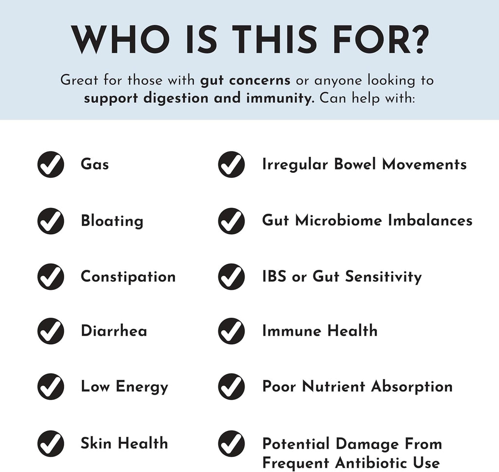 Probiotic Complex – 60 Capsules – 5 Billion CFU with Prebiotics & Postbiotics – Supports Digestive Balance, Gut Health, Immune Function & Nutrient Absorption – Third-Party Tested