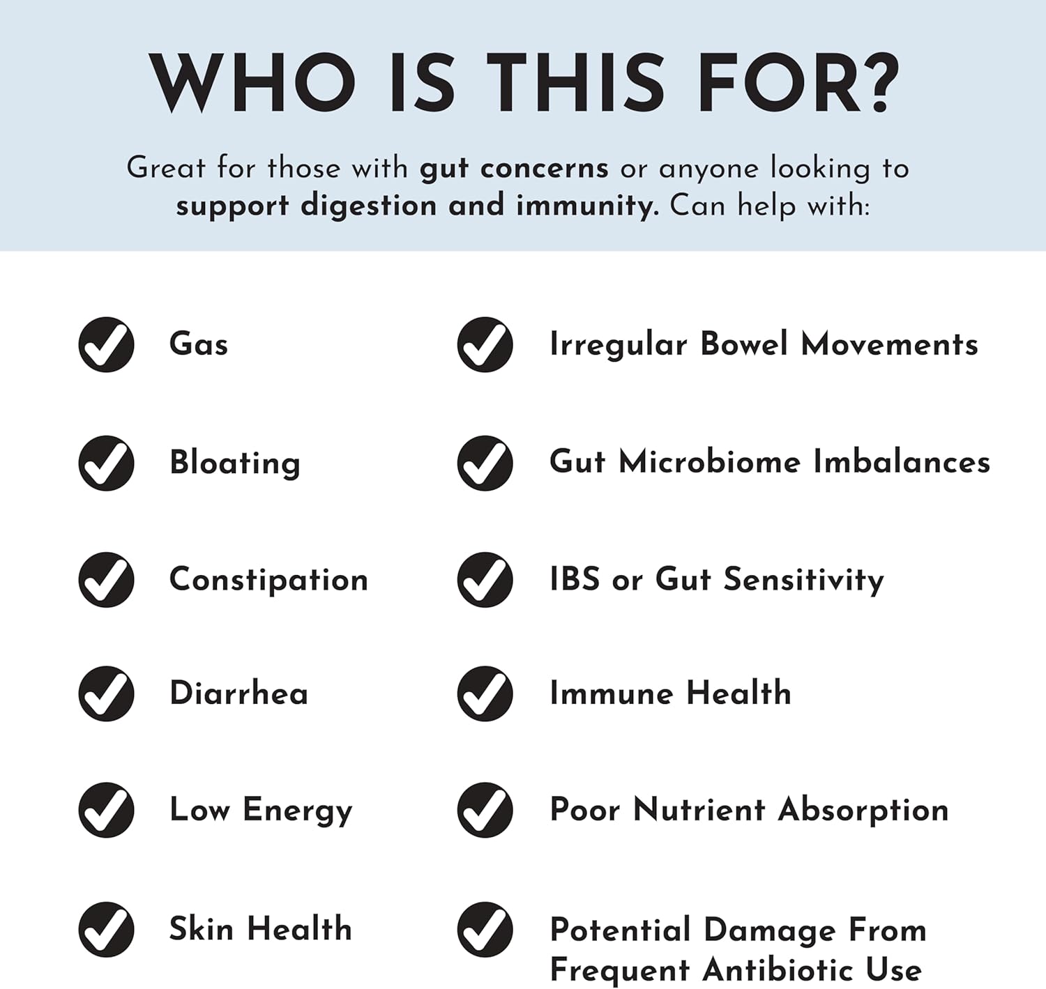 Probiotic Complex – 60 Capsules – 5 Billion CFU with Prebiotics & Postbiotics – Supports Digestive Balance, Gut Health, Immune Function & Nutrient Absorption – Third-Party Tested