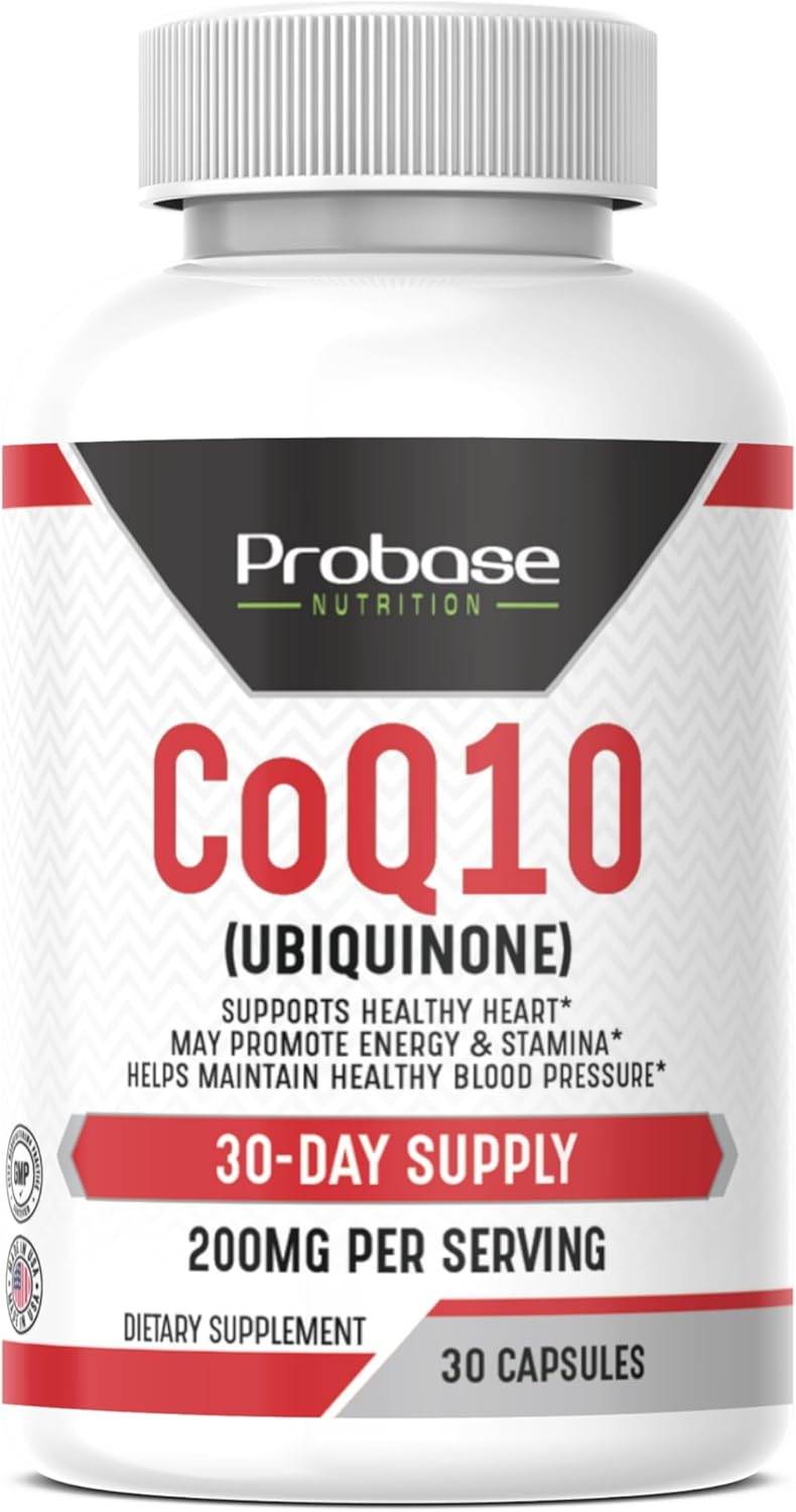 CoQ10 (Ubiquinone) 30 Capsules 30-Day Supply