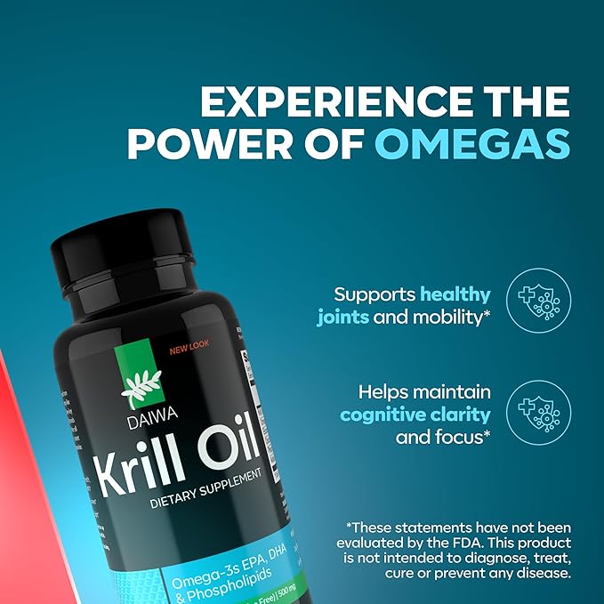 Daiwa Plasmanex 1 + Daiwa Krill Oil Inflammation Support Bundle – Circulation Supplement + Omega 3 Krill Oil Capsules