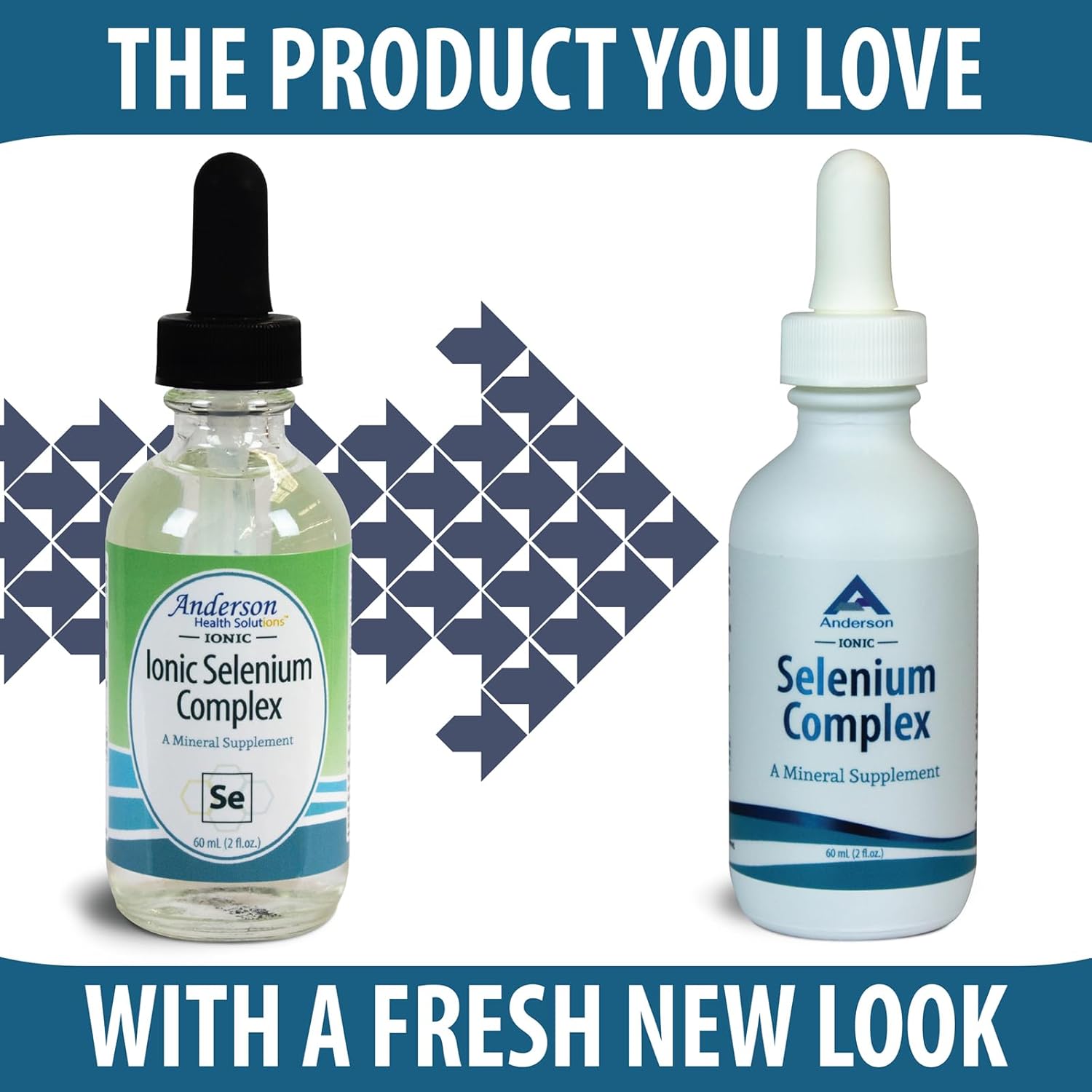 Anderson Ionic Selenium Complex, Liquid Selenium Supplement Drops, Supports Thyroid and Immune System, Antioxidant, Fights Free Radicals, Mineral Glass Bottle with Dropper, 40 Servings, 2 fl oz