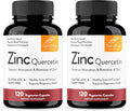 Sandhu's Zinc Quercetin 120 Vegetarian Capsules (Pack of 2) | Zinc Supplements for Antioxidant Immune Support for Men and Women | Gluten, Soy, Dairy Free