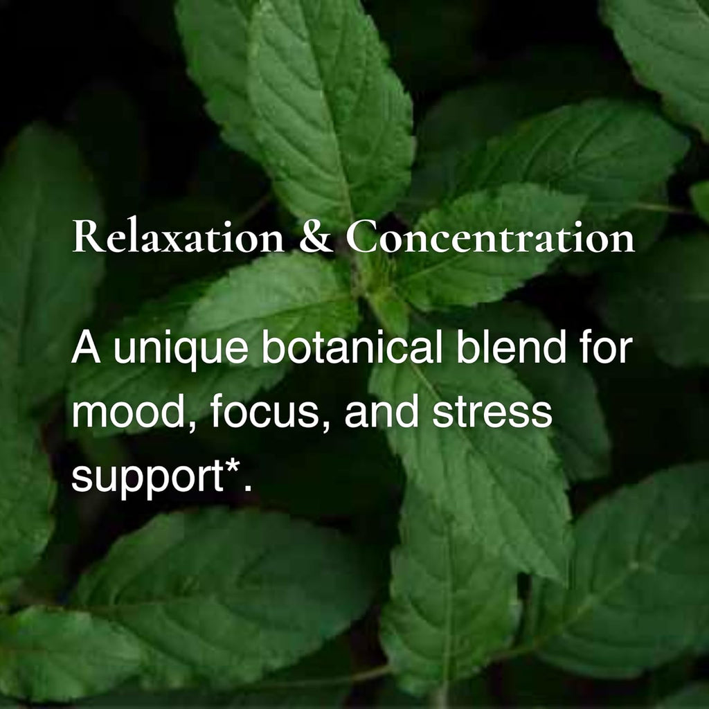 Utzy Naturals Adapto-Calm | Stress Support Formula | with Ashwagandha, Tulsi Holy Basil, and Passionflower | 60 Capsules