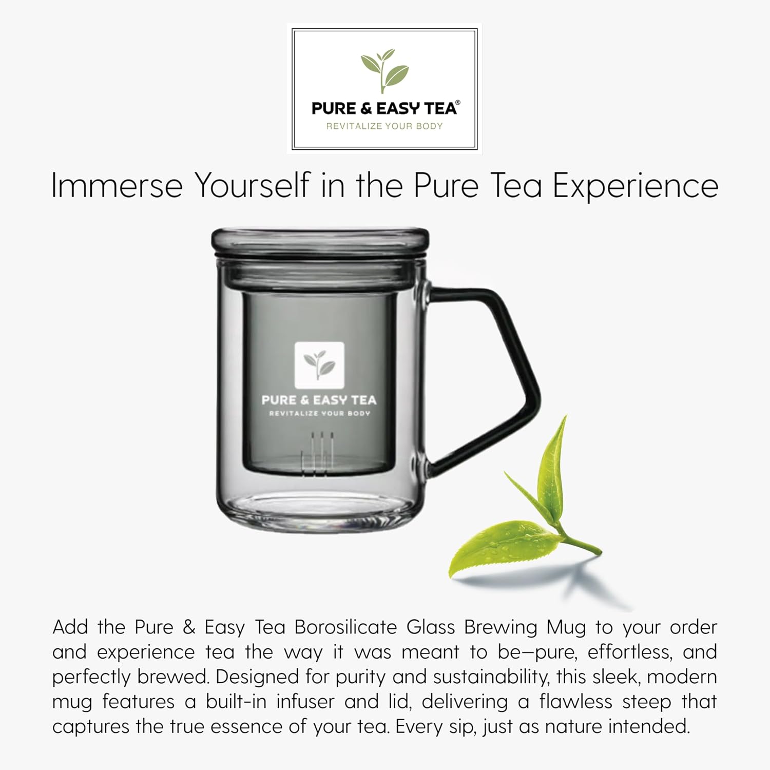 Pure And Easy Tea, Soothe, Cold & Sore Throat Relief Tea, 100% Natural Herbal Blend with Echinacea, Eucalyptus & Ginger, 15 Large BPA-Free Tea Bags, 75g