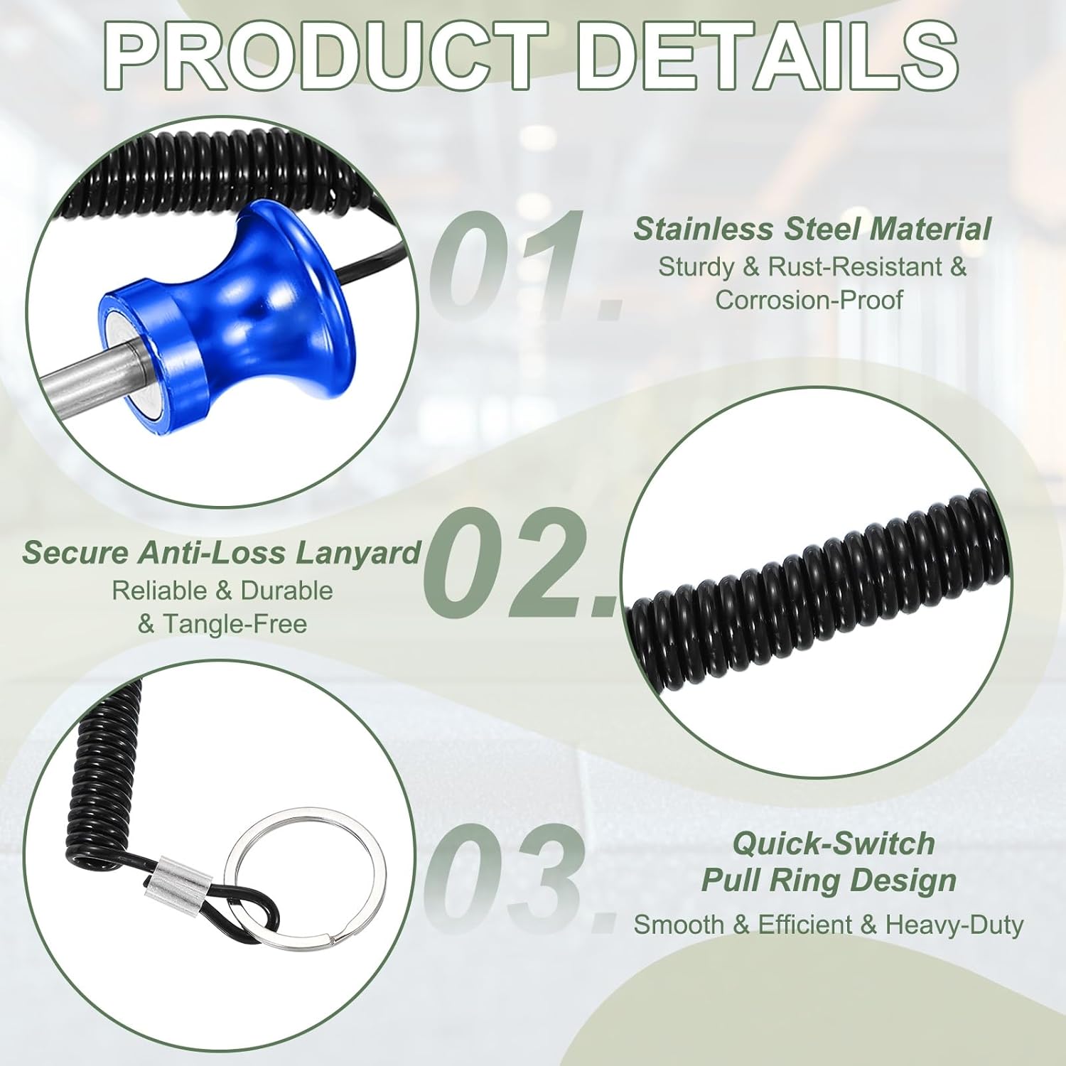 Weight Stack Pin, Weight Gym Pin Strength Training Equipment Replacement with Pull Rope for Home Gym Club