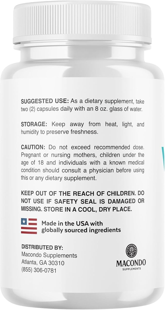 Venease Capsules - Official Venease Premium Supplement Support Advanced Formula All Natural for Vein Wellness & Health Multivitamin Pure Formula - 60 Capsules for 1 Month