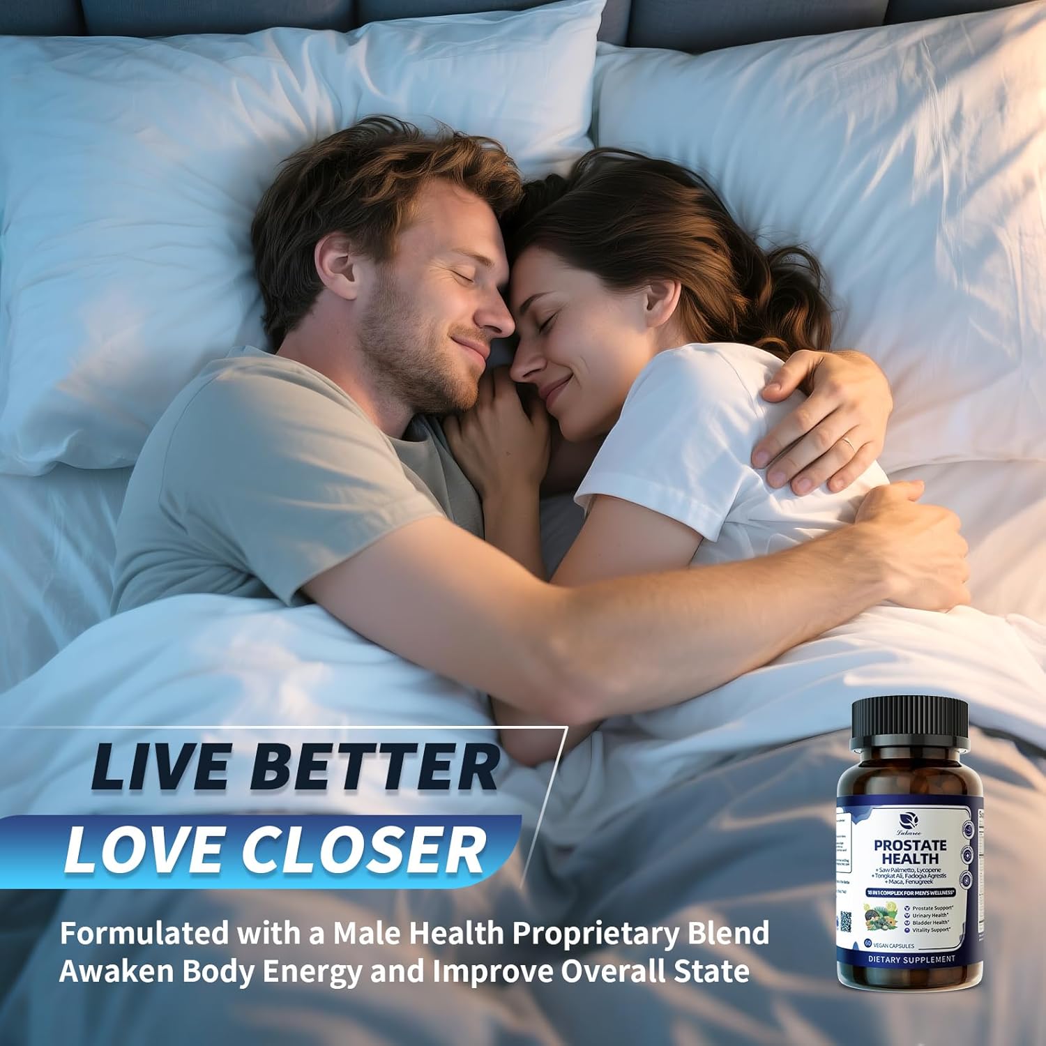 Prostate Health Supplements for Men - 18 in 1 Saw Palmetto with Pumpkin Seed & Nettle - Advanced DHT Blocker - Urinary Tract Health Support - Enhanced with Ashwagandha, Reishi, 60 Capsules