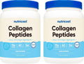 Nutricost Pure Collagen Hydrolysate (Bovine) Powder (2 Pack) - Grass Fed Bovine Collagen, 1LB Per Bottle