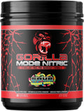 Gorilla Mode Nitric Upgraded Stimulant Free Pre-Workout – Best Tasting and Most Effective Stimulant Free Pre-Workout/Massive Pumps · Vasodilation · Power / 808 Grams (Sour Gummy Worms)