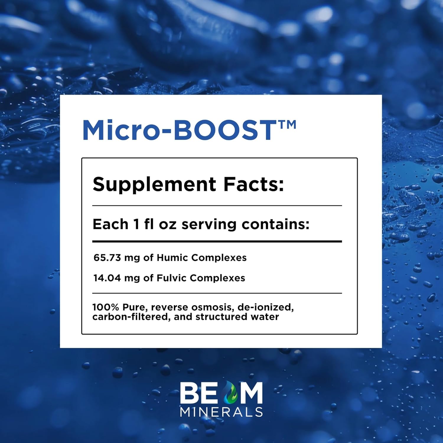 BEAM Minerals Micro-Boost | Complete Mineral Supplement | All The Minerals, Without All The Pills | 32 fl Oz