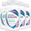 Liposomal Berberine Supplement 1500mg - High Bioavailability Berberine HCL Capsules for Women and Men, AMPK Activator for Cardiovascular Health, Sugar-Free, Non-GMO,240 Softgels