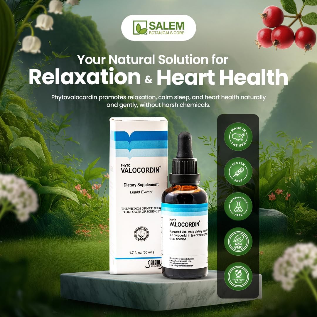 Salem Botanical Tincture, Phyto Valocordin, 1.7 Fluid Ounce