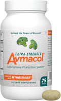 Nutramax Laboratories Avmacol Extra Strength #1 Researched Sulforaphane-Producing Brand for Detoxification, Antioxidant Support, Immune Health, Adults & Children, Moringa, 75 Tablets