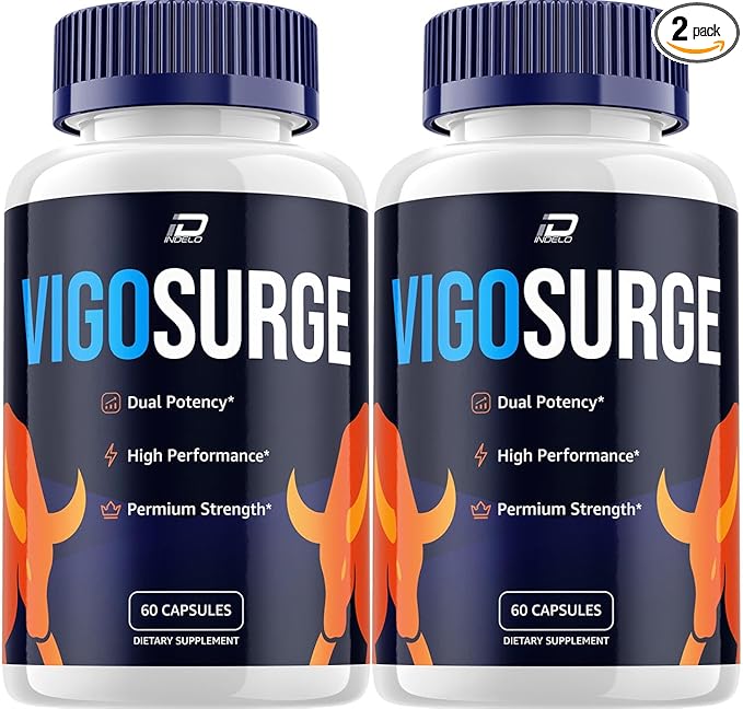 VigoSurge Capsule – Vigo Surge Natural Ingredients Supplement Advanced Formula (2 Pack - 120 Capsules)