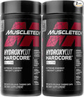 Hydroxycut Hardcore Elite - 100 Rapid-Release Thermo Caps - Energy & Focus - for Men & Women - 50 Servings (Pack of 2)