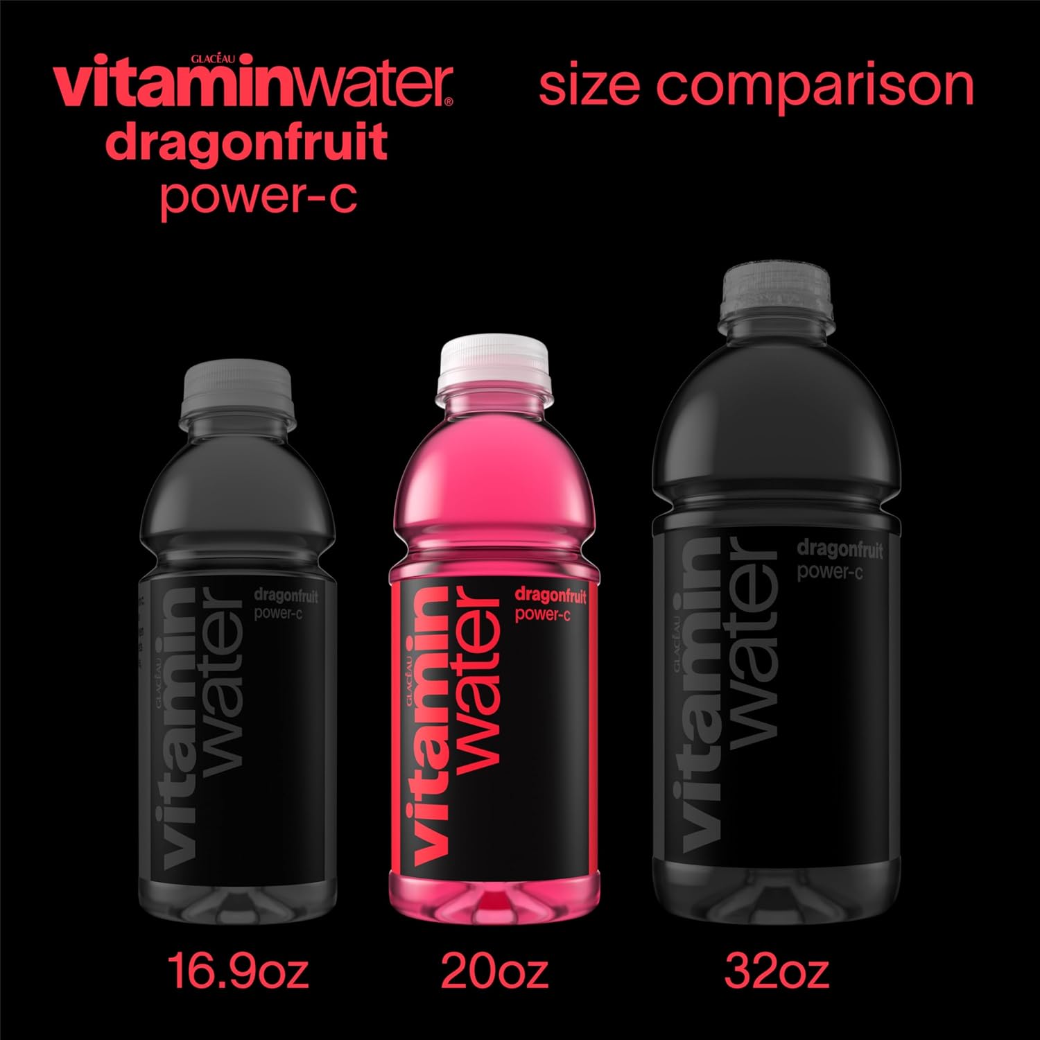 vitaminwater Variety Pack Nutrient Enhanced Flavored Water Beverage, 20 fl oz Bottles, 12 Pack
