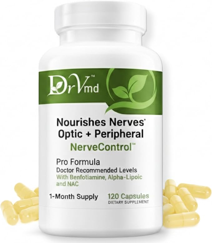Nerve Control – Alpha Lipoic Acid (ALA) & B Vitamin Complex (1 Month Supply) to Support Healthy Nerve Function and Comfort in Hands & Feet