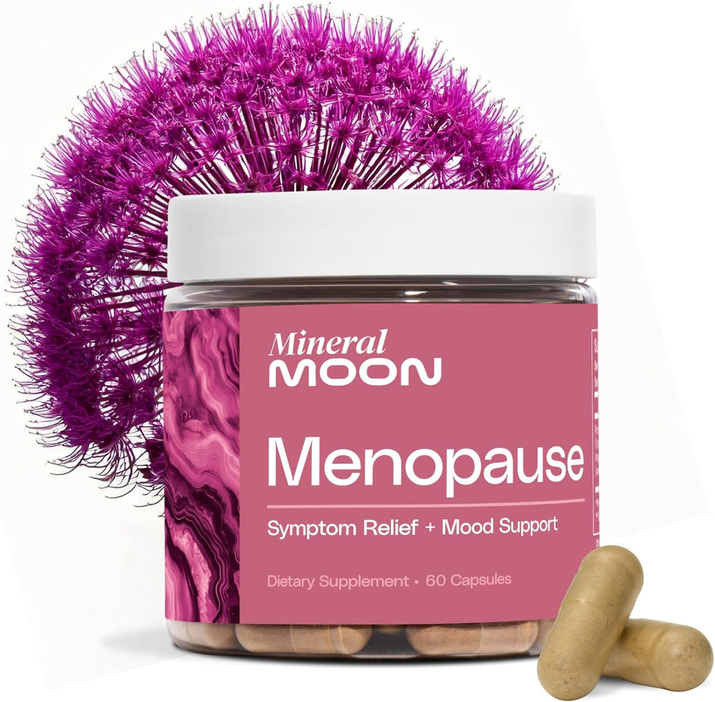 Menopause Supplements for Women - Science-Backed Formula for Hot Flashes, Mood Swings & Night Sweats Relief - Perimenopause/Menopause Relief - Antioxidant, Hormone Balance - 60 Capsules